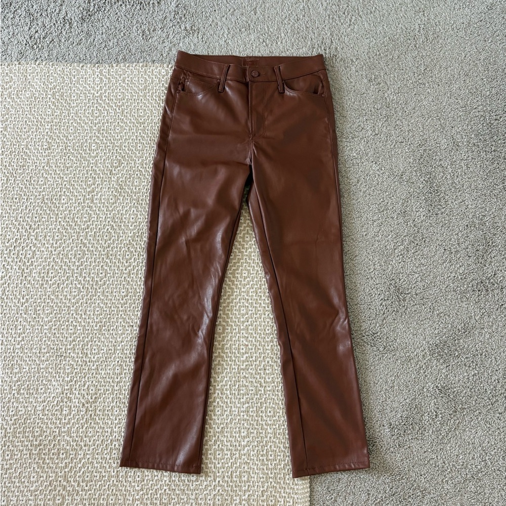 Brown Leather Pants